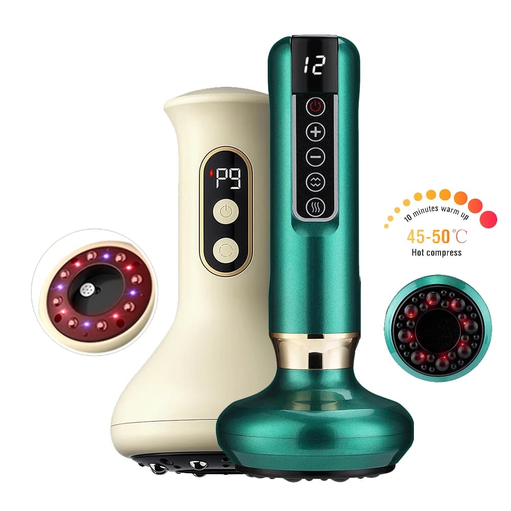 Inteligentny 9-stopniowy antycellulitowy masażer bańkowy z podgrzewaniem 💆‍♀️