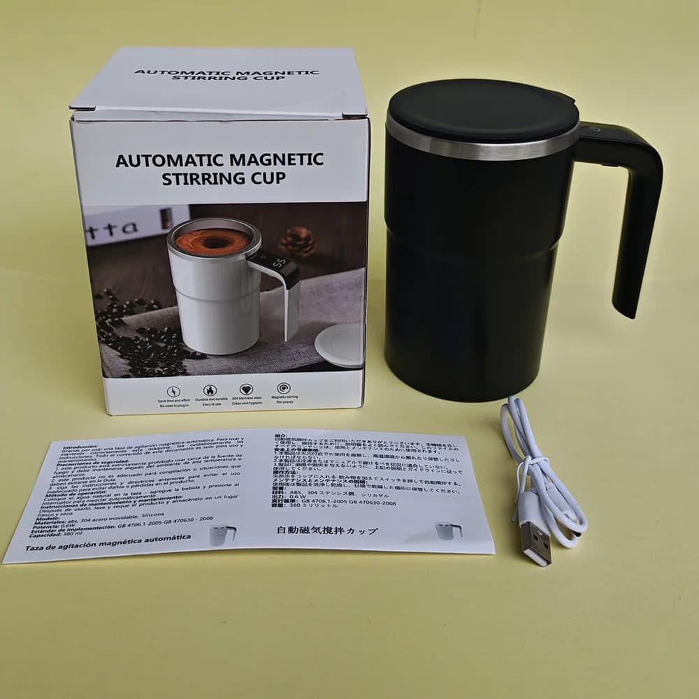 Ładowalny kubek automatyczny 380 ml stal 304 ☕