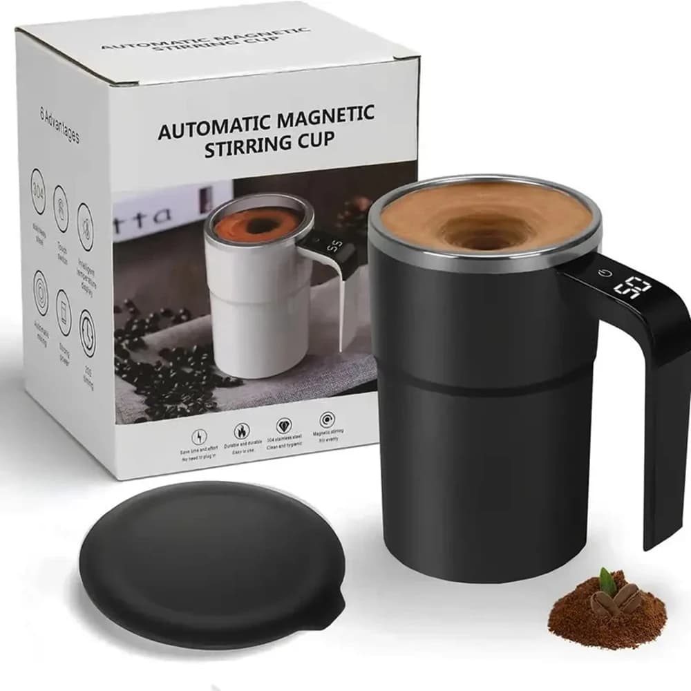 Ładowalny kubek automatyczny 380 ml stal 304 ☕