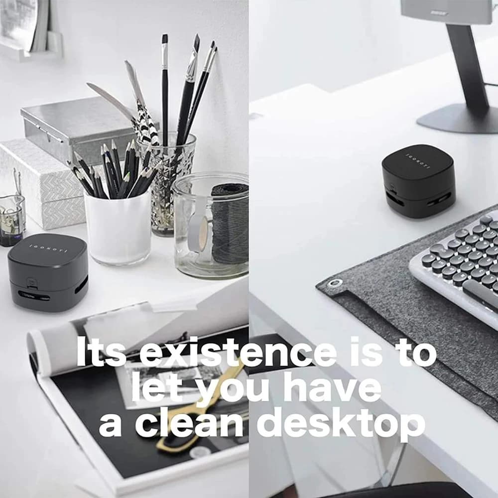 Mini odkurzacz biurkowy do komputera i samochodu ✨